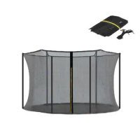 Trampoline Net Trampoline Replacement Safety Enclosure Net Protective Poles Cover Tube Set For Safety Protection