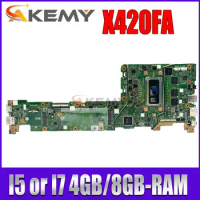X420FA Mainboard For ASUS VivoBook 14 X420 X420F Laptop Motherboard With I3-8145U i5-8265U I7 8GB RAM 100% Fully Tested
