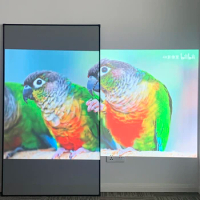 Popular Size 120 Inch ALR Grey Crystal Projection Screen Ambient Light Reject With 1CM Narrow Bezel for Normal Throw Projector