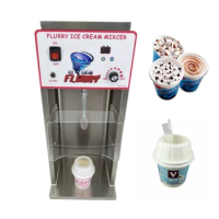 Commercial Automatic Ice Cream Mixer MC Flurry Machine Frozen Soft Ice Cream Blender Yogurt Mixer Machine With Spoons