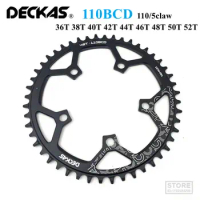 Deckas 110BCD 110/5 claws Road Bike Narrow Wide Chainring 36T-58T Chainwheel For shimano sram Bicycle crank Accessories