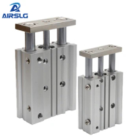 Airtac type Compact guide cylinder air pneumatic cylinder TCL12X10S TCL16X25S TCL20X40S TCL25X75S TCL32 TCL40 TCL50 TCL63 TCL80