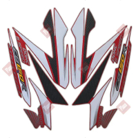 striping motor / stiker lis body honda cb150r 2014 merah