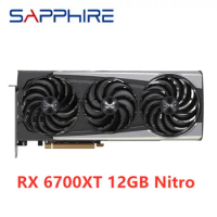 Sapphire RX 6700 XT 6700XT RX6700 Nitro 12GB GPU Video Card AMD Radeon RX6700XT Graphics Cards Desktop PC Office Computer Game