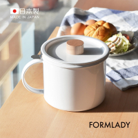 日本FORMLADY 小泉誠 kaico日製琺瑯濾油壺(附活性碳過濾器)-1.8L