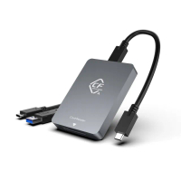 【XC-A】CFexpress Type-A 鋁合金高速讀卡機 USB-C/USB-A 雙插頭(支援USB3.1 Gen2 10Gbps)