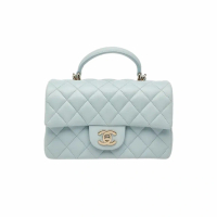 〖輕微使用痕跡〗CHANEL AS2431 CF20 手提迷你鏈條口蓋包 真皮