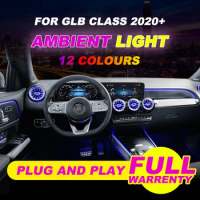 For GLB class car DIY ambient lamp 64 colors LED ambient light illuminated car accessory