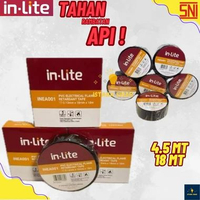 Isolasi Listrik Inlite Solasi Tahan Rambatan Api Selotip kabel tebal 0.13mm lebar 18mm berkualitas 1