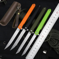 M390 MINI Folding Knife Bearing Fold Knife Carving Knife Self-defense EDC Tool CS Go Portable Pocket Nylon Fiber Knives Outdoor