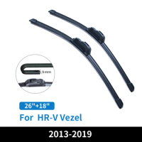 Car Windshield Windscreen Front Rear Wiper Blade Rubber Accessories For Honda HR-V 26" 18" 2013-2016 2017 2018 2019Vezel