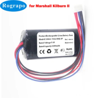 New 7.4V 5200mAh Battery C196A1 7252-XML-SP For Marshall Kilburn II 2 Gen Bluetooth Speaker with 7-wire Plug