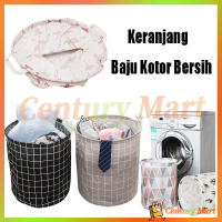 laundry bag foldable / keranjang baju kotor /Keranjang Baju Laundry Bulat Pakaian Kotor /Laundry Bag