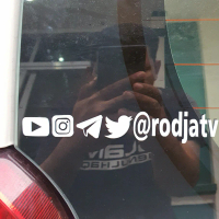 sticker rodja tv scoutlite cutting 15cm silver