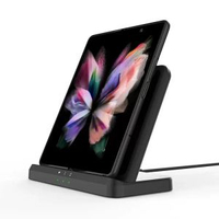 私模多功能三合一無線充電器適用三星手機手表耳機快充無線充電器 黑色