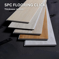 [10 Pcs Per Box ] 24SQFT 5mm SPC Flooring 1220mm Easy DIY Easy Interlock Click Design LANTAI VINYL 1
