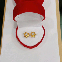 ANTING GIWANG WANITA GOLD PERAK ASLI 925