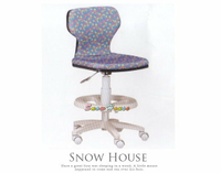 ╭☆雪之屋居家生活館☆╯A258-05 ST-02C多功能學童椅/兒童電腦椅/氣壓升降/PU壓力輪(藍色)