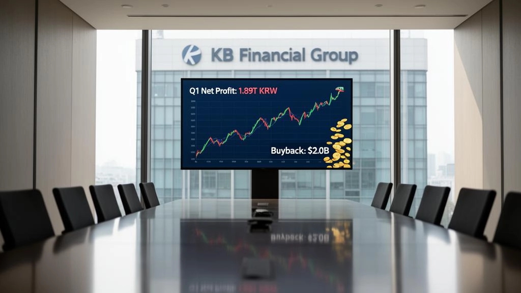 KB Financial Group Posts Record Q1 Net Profit of approximately $1.3 ...