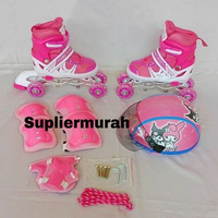 SN - Sepatu roda anak fullset inline skate bisa model bajaj dan model mobil bonus baut bajaj kunci L
