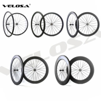 700C road bike Carbon Wheels 24mm 38mm 50mm 60mm 88mm Tubular Clincher Super Light Carbon Wheelset free shipping