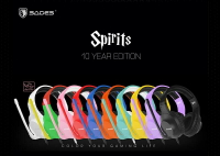 【最高折200+跨店點數22%回饋】賽德斯SADES SPIRITS 精靈 10周年紀念限量款 耳機麥克風/10色