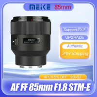 Meike 85mm F1.8 Auto Focus STM Full Frame Lens (Stepping Motor) For Sony E-Mount Cameras ZVE-10 A7IV a7SII A6600 A7R3 A7RIII