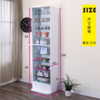 【BuyJM】加深40公分鏡面背板MIT低甲醛強化玻璃180cm展示櫃(公仔櫃/收納櫃/玩具收納櫃 GK 模型 包包)