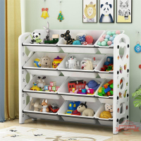 兒童玩具收納架 幼兒園多層置物架寶寶書架繪本架 大容量收納神器