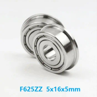 20pcs/50pcs/100pcs F625ZZ F625Z F625 Z ZZ F625-ZZ 5x16x5 mm Miniature flange deep groove Ball Bearing 5*16*5mm metal shielded