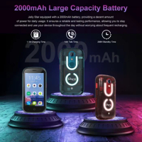 Unihertz Jelly Star Mini Smartphone 8GB 256GB Led Light Unlocked Transparent Backshell Cellphones For Spare Phone