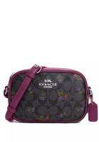 Coach Coach Mini Jamie Camera Bag In Signature Canvas With Country Floral Print - Black/Multi