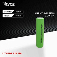Baterai Lithium 32140 3.2V 15A - batre 32140 Voz Lithium Battery 3.2V 15.000mah ORIGINAL voz lifepo4
