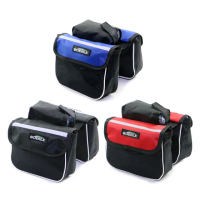 【Starshop】雙11 三合一腳踏車馬鞍包 自行車包 上管包 山地車前梁包 坐墊包 置物袋 收納包