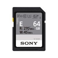 SONY  SDXC U3 64GB 記憶卡 SF-E64A UHS-II V30 (公司貨)