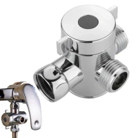 Shower Arm Mounted Diverter Valve Three Way Connector Toilet Bidet Shower Head Faucet Inlet Pipe Fittings Bathroom Accessories