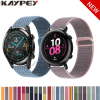 Nylon Loop Woven Strap for Huawei watch GT 2 2e Smart Watch Wearable Wrist Bracelet for Honor Magic Watch 2 42MM 46MM Watchband