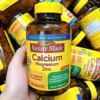 Viên uống Nature Made bổ sung Canxi, magie và kẽm Nature Made Calcium, Magnesium & Zinc 300 viên