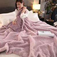 30 Soft Cashmere Home Sofa Bed Throw Blanket 150x200cm Home Decor Bedding Warm Cover Blanket Winter Bedspread Blanket
