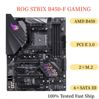 For ASUS ROG STRIX B450-F GAMING Motherboard 64GB Socket AM4 DDR4 ATX Mainboard 100% Tested Fast Ship