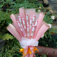 Buket Uang Kosong Mini 10 Slot Ampau THR hadiah lebaran / Buket ulang tahun/ buket kelulusan Pita