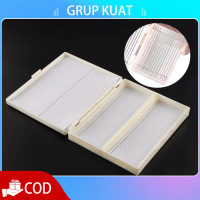 Microscope Slide Box Slide 100PCS Kotak Preparat Slide Preparat Glass Object Isi Slide Lite untuk Pe