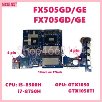 FX505GD w/i5 i7-8th Gen CPU GTX1050 GTX1050Ti Laptop Motherboard For Asus FX505GE FX505GD FX705GD FX705GE FX705 FX86F Mainboard