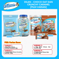 [COD] Dilan - Snack Oat Crunch Chocolate & Crunchy Caramel Mini Pack 25pcs – Pilih Varian | Snack Oa