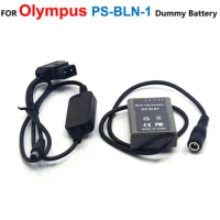 D-TAP Dtap to 12-24V Step-Down Cable+PS-BLN1 BLN-1 Fake Battery Pour Olympus E-M5 OM-D E-M1 E-P5 E-M