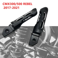 For Honda Rebel 500 Rebel300 CMX 250 300 500 2017-2021 2018 Motorcycle Accessories Rear Passenger Foot Pegs Pedals CMX500 CMX300