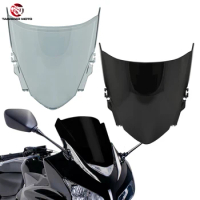 WAASE Motorcycle Double Bubble Front Windscreen Windshield Fly Screen Shield For HONDA CBR500R CBR 500 R RA PC44 2013 2014 2015