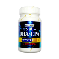 【Suntory 三得利】魚油DHA&amp;EPA(添加維生素D)120顆/瓶