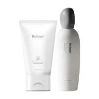 【Relove】全酵肌泌潔顏露120ml+拋光酵母泌膜任選1入小資輕奢組(刷菌洗+敷 煥膚彈嫩亮 5天膚況升級 外泌體)