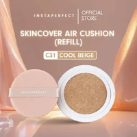 Instaperfect Skincover Air Cushion SPF 50 PA++++ Transfer-Resistant Bedak Cair Wardah Tahan Lama Ref